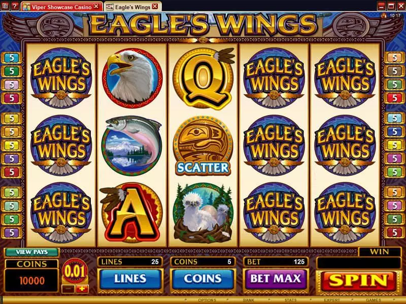 Main Screen Reels - Microgaming Eagle's Wings Slot