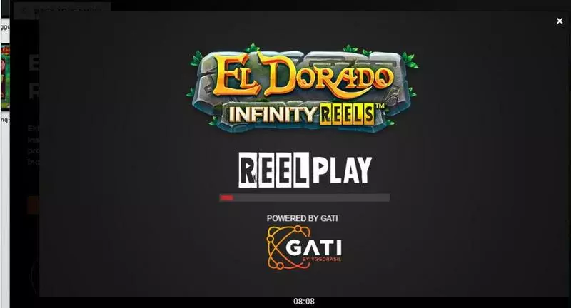 Introduction Screen - ReelPlay El Dorado Infinity Reels Slot