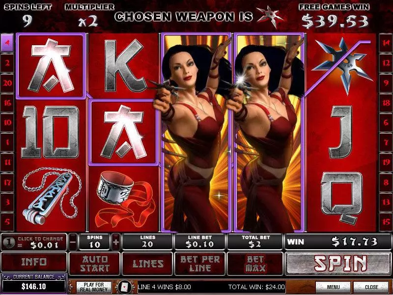 Main Screen Reels - PlayTech Elektra Slot