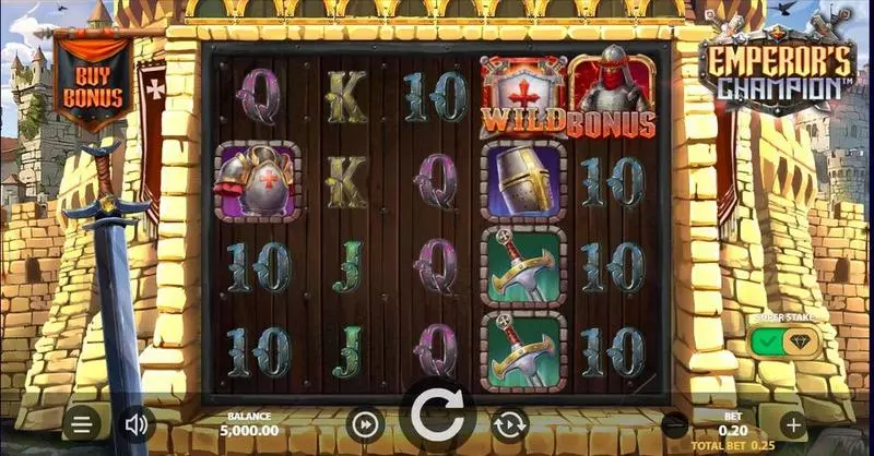 Main Screen Reels - StakeLogic Emperor's Champion Slot