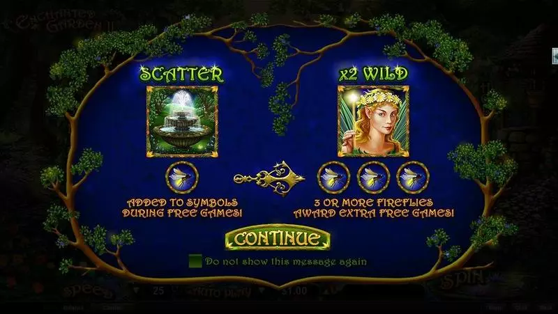 Info and Rules - RTG Enchanted Garden II Slot