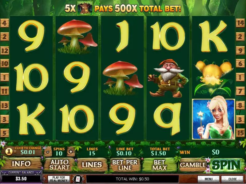 Main Screen Reels - PlayTech Fairy Magic Slot