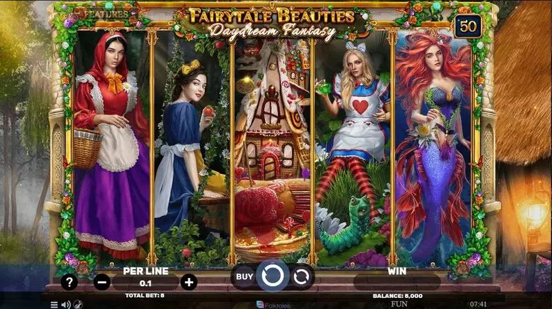 Main Screen Reels - Spinomenal Fairytale Beauties – Daydream Fantasy Slot