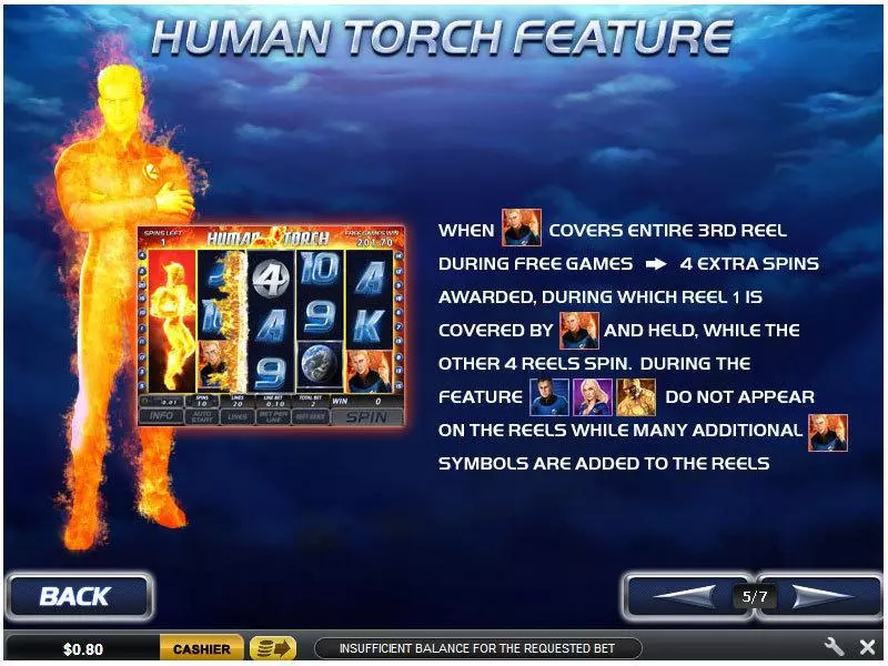 Bonus 3 - PlayTech Fantastic Four Slot