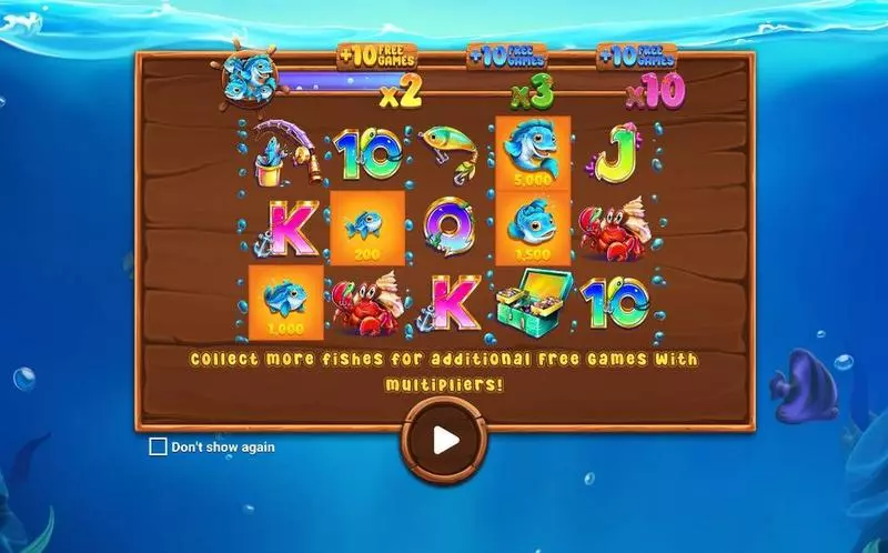 Introduction Screen - Apparat Gaming Fishing the Biggest Slot
