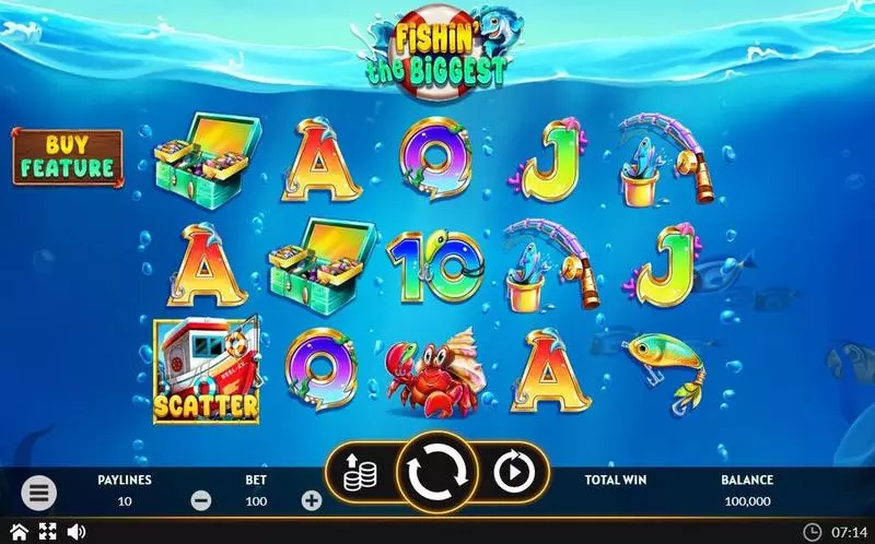 Main Screen Reels - Apparat Gaming Fishing the Biggest Slot