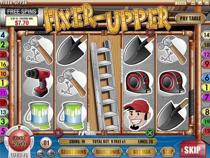 Main Screen Reels - Rival Fixer Upper Slot