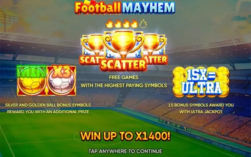 Info and Rules - Endorphina Football Mayhem Slot