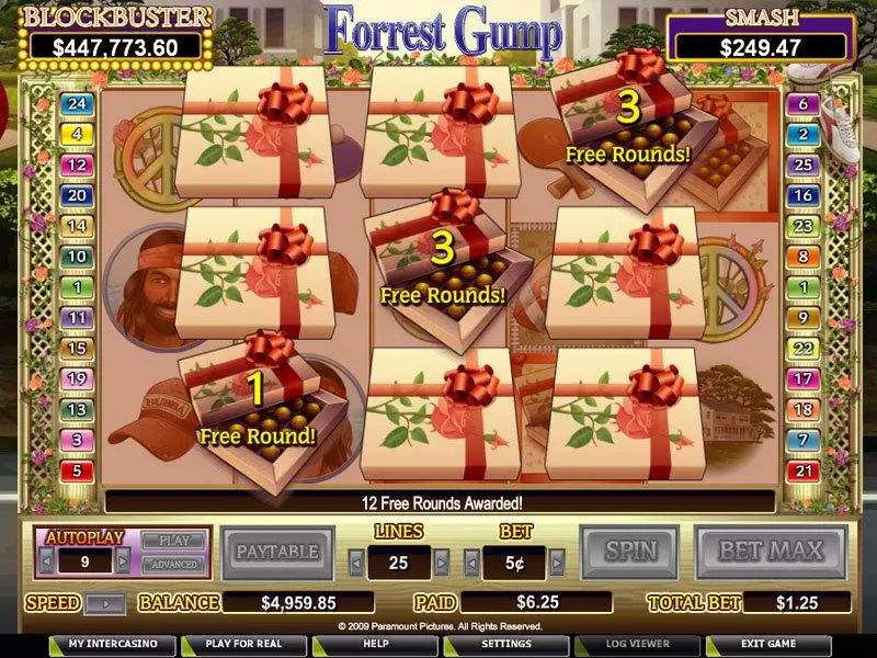 Bonus 2 - CryptoLogic Forrest Gump Slot