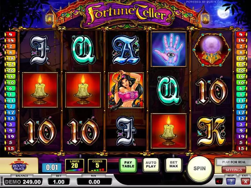 Main Screen Reels - Play'n GO Fortune Teller Slot