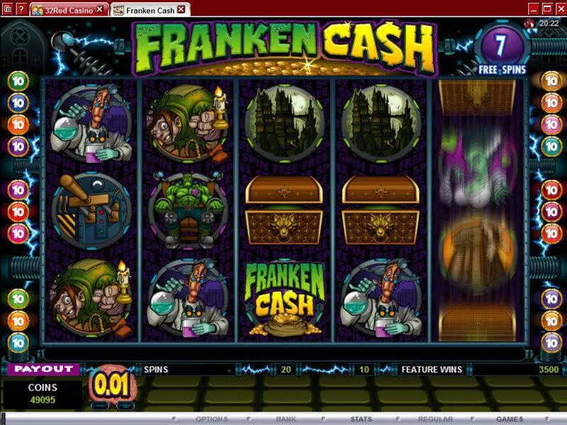 Bonus 1 - Microgaming Franken Cash Slot