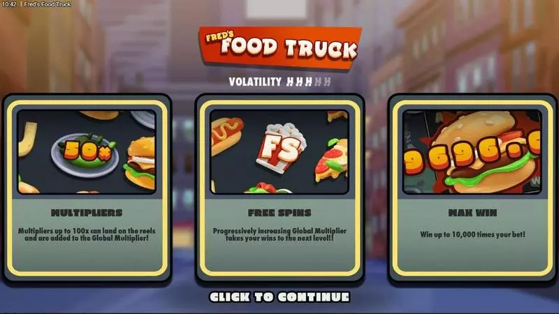 Info and Rules - Hacksaw Gaming Fred'  Food Truck Slot