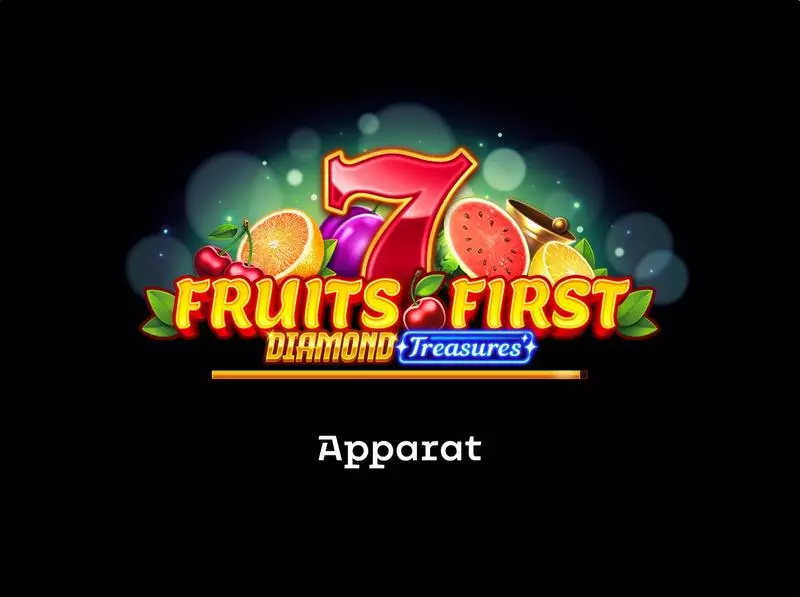 Introduction Screen - Apparat Gaming Fruits First Diamond Treasures Slot