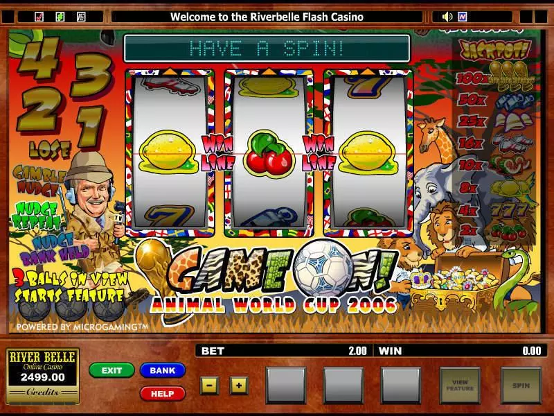 Main Screen Reels - Microgaming Game On! Slot
