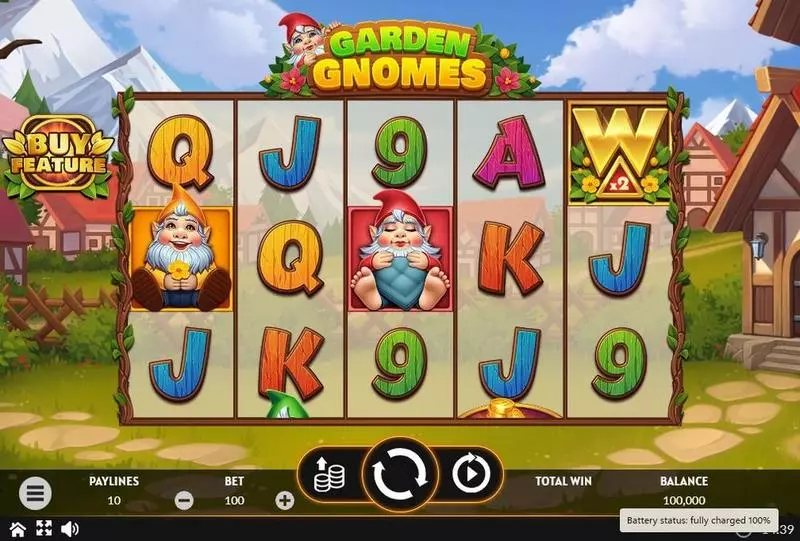 Main Screen Reels - Apparat Gaming Garden Gnomes Slot