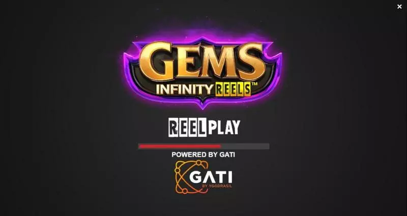 Introduction Screen - ReelPlay Gems Infinity Reels Slot