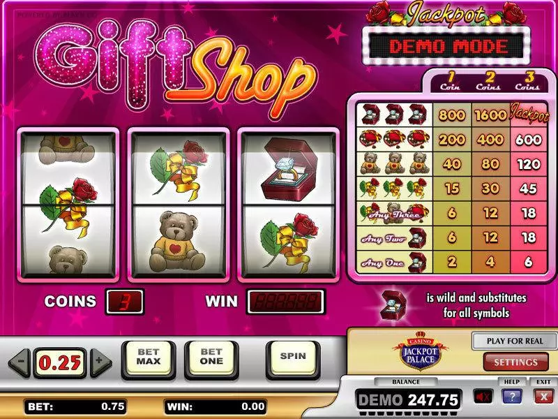 Main Screen Reels - Play'n GO Gift Shop Slot