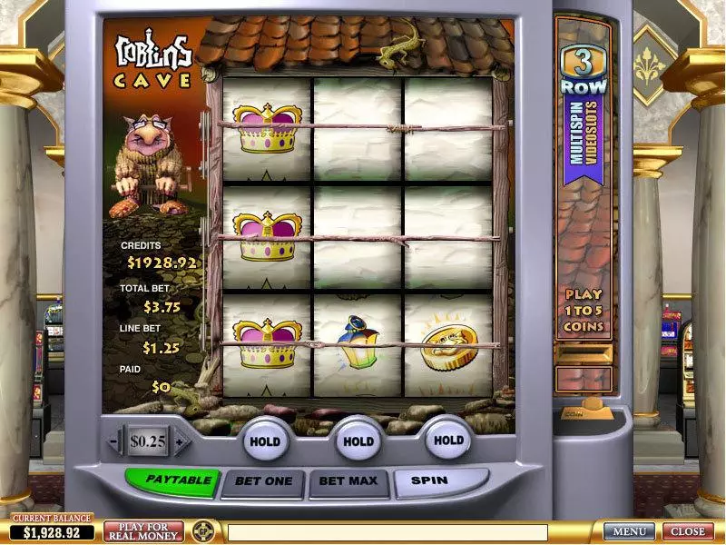 Bonus 1 - PlayTech Goblin's Cave Slot