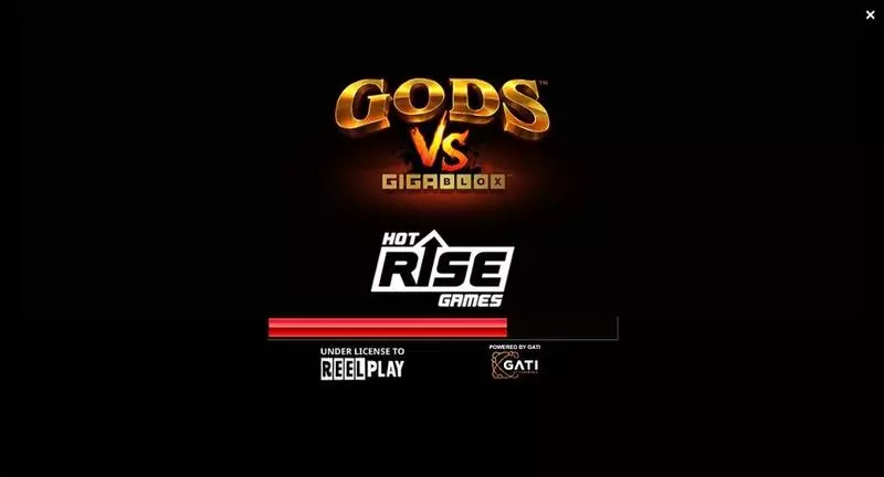 Introduction Screen - ReelPlay Gods VS Gigablox Slot