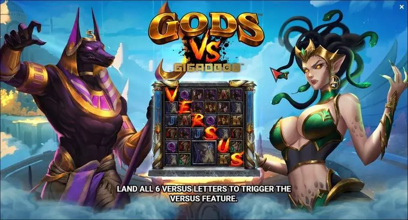 Info and Rules - ReelPlay Gods VS Gigablox Slot