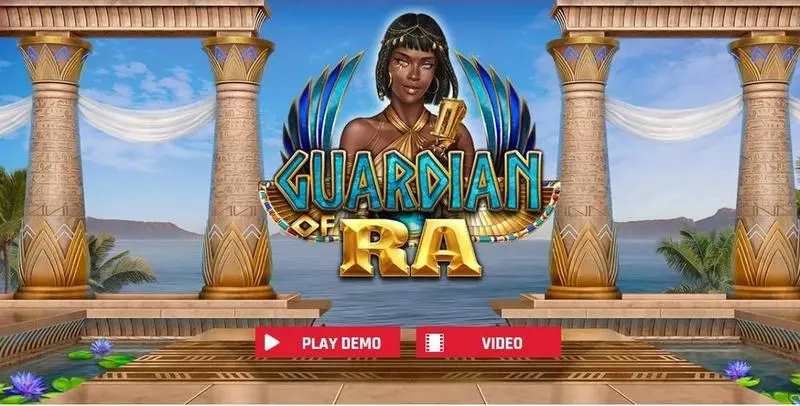 Introduction Screen - Red Rake Gaming Guardian of Ra Slot