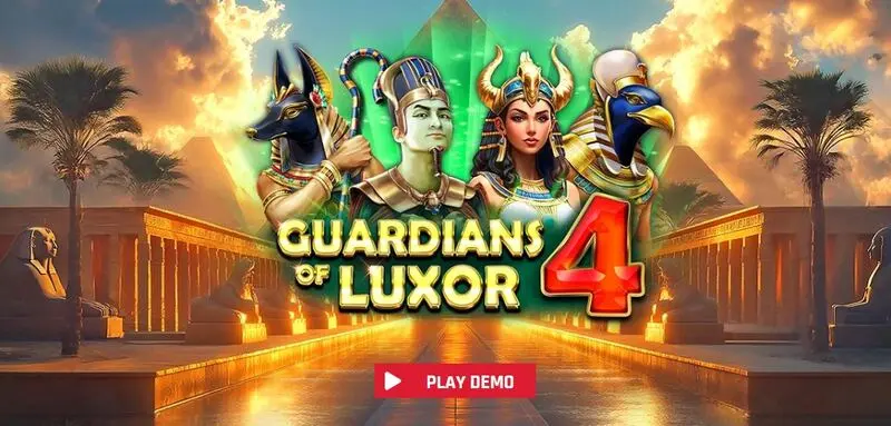 Introduction Screen - Red Rake Gaming Guardians of Luxor 4 Slot