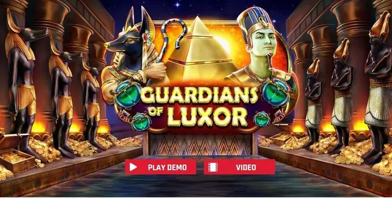 Introduction Screen - Red Rake Gaming Guardians of Luxor Slot