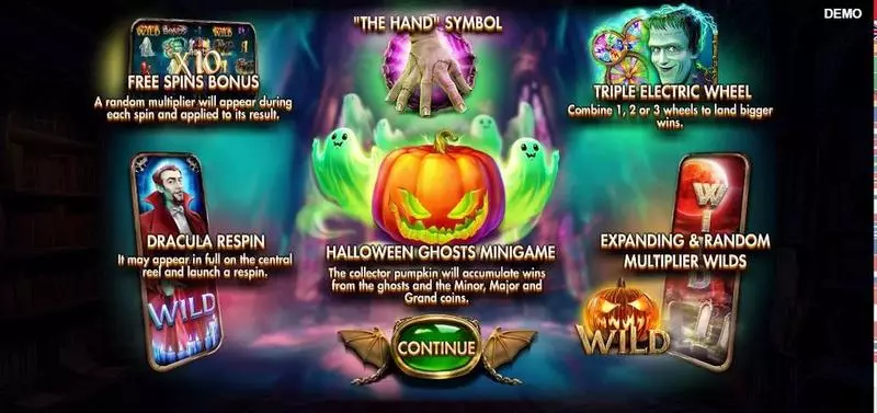 Main Screen Reels - Red Rake Gaming Halloween Wins 2 Slot