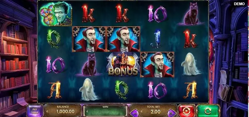 Main Screen Reels - Red Rake Gaming Halloween Wins 2 Slot