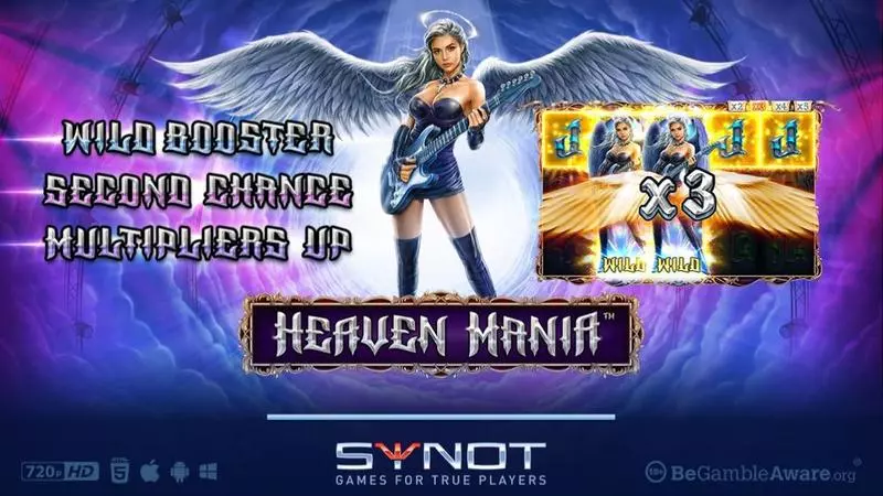 Introduction Screen - Synot Games Heaven Mania Slot