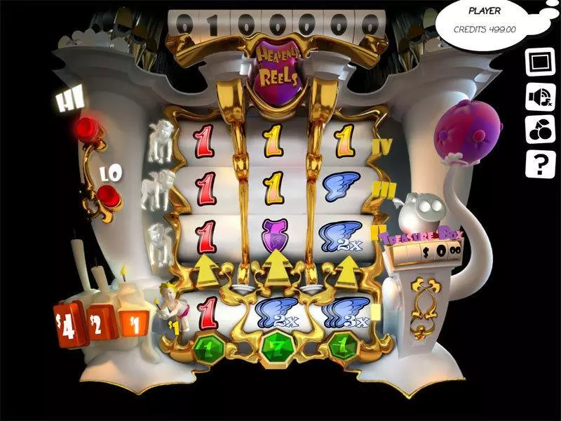 Main Screen Reels - Slotland Software Heavenly Reels Slot