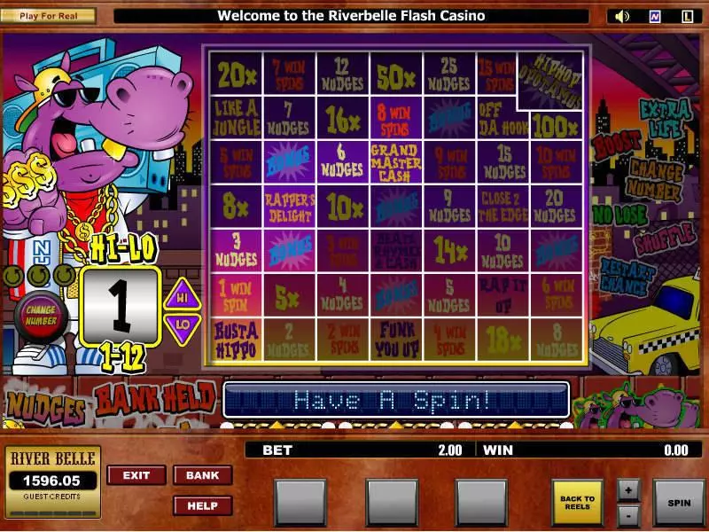 Bonus 1 - Microgaming HipHopopotamus Slot