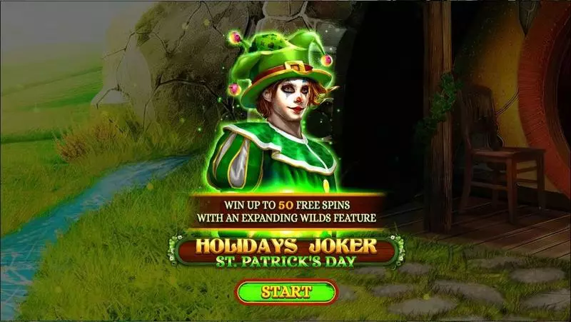 Introduction Screen - Spinomenal Holidays Joker – St. Patrick’s Day Slot