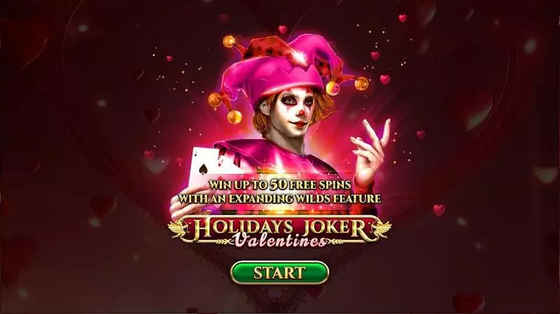 Introduction Screen - Spinomenal Holidays Joker – Valentines Slot