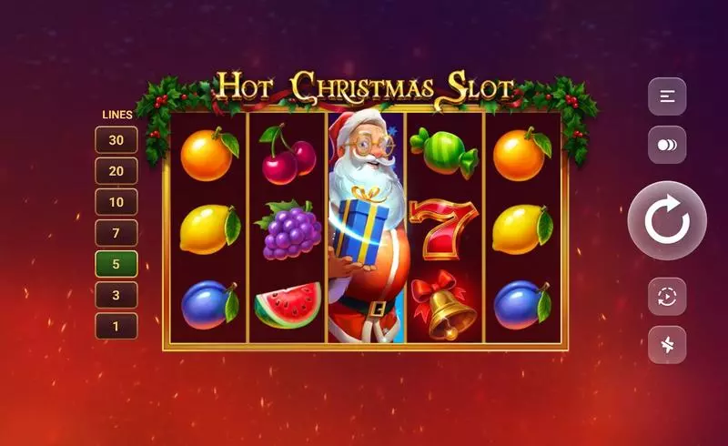 Main Screen Reels - TrueLab Games Hot Christmas Slot Slot