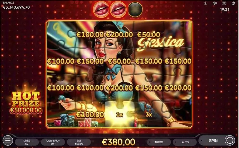 Bonus 1 - Endorphina Hot Puzzle Slot