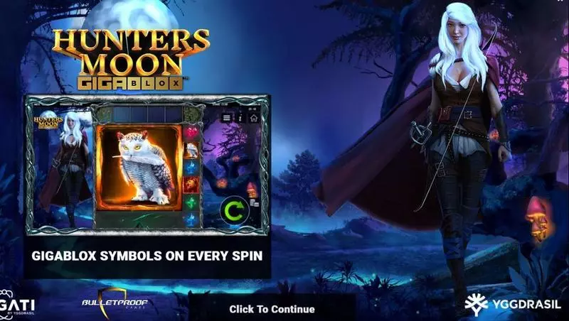 Free Spins Feature - Bulletproof Games Hunters Moon Gigablox Slot