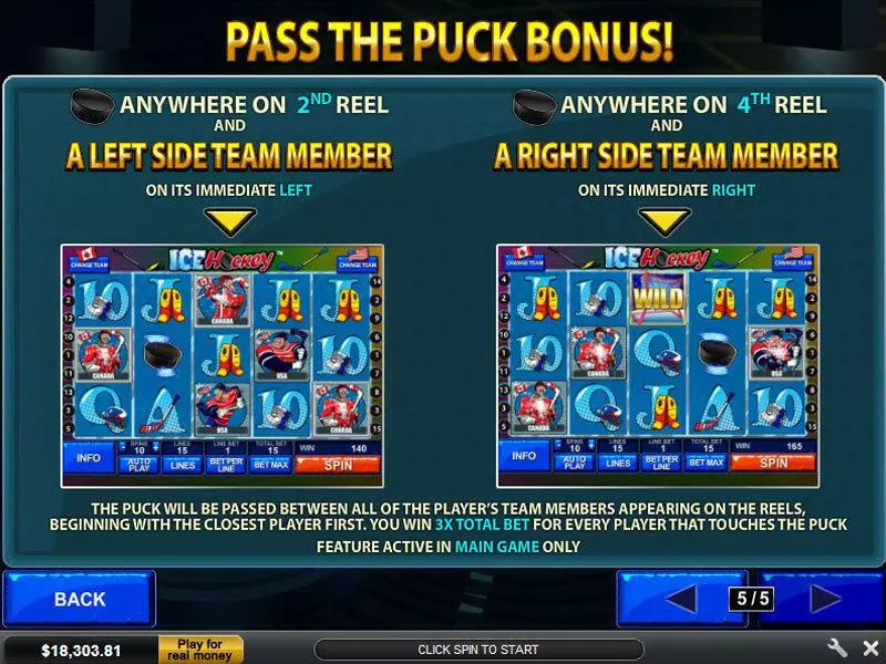 Bonus 3 - PlayTech Ice Hockey Slot