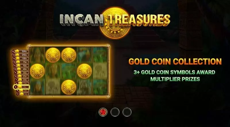 Introduction Screen - Wizard Games Incan Treasures Slot
