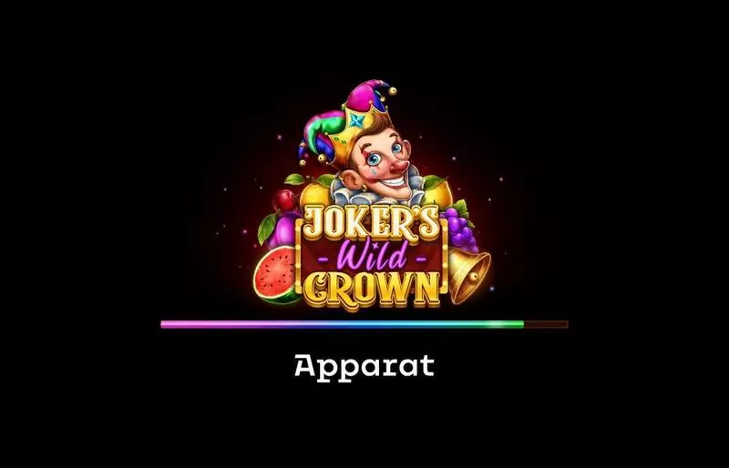 Introduction Screen - Apparat Gaming Joker's Wild Crown Slot