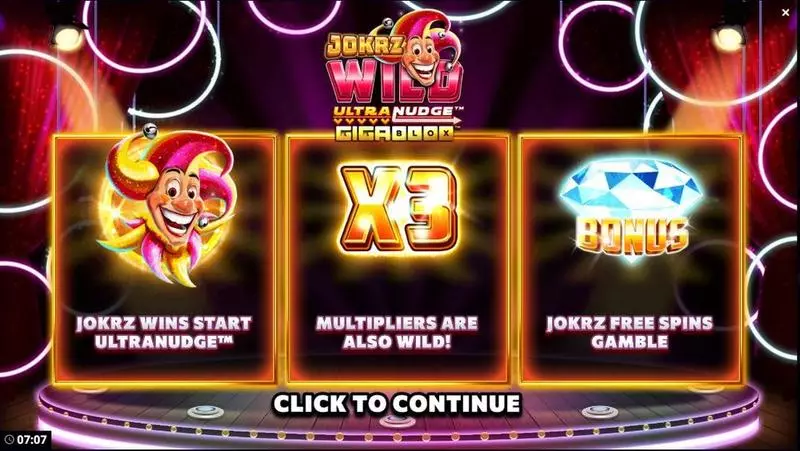Bonus 1 - Bang Bang Games Jokrz Wild UltraNudge Slot