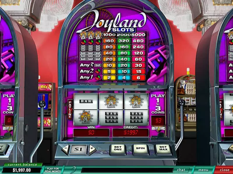 Main Screen Reels - PlayTech Joyland Slot