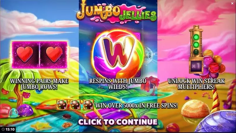 Info and Rules - Bang Bang Games Jumbo Jellies  Slot