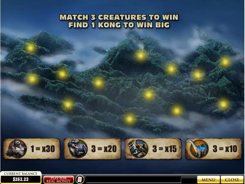 Bonus 3 - PlayTech King Kong Slot