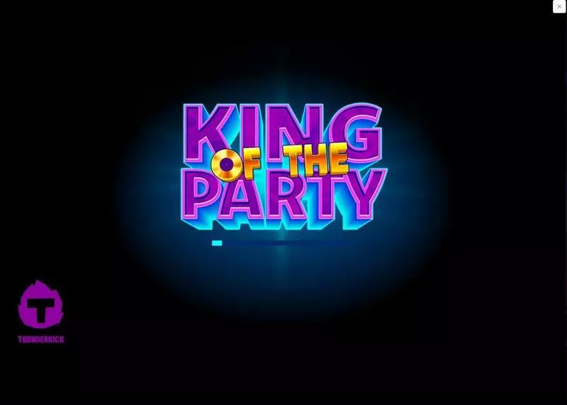 Introduction Screen - Thunderkick King of the Party Slot