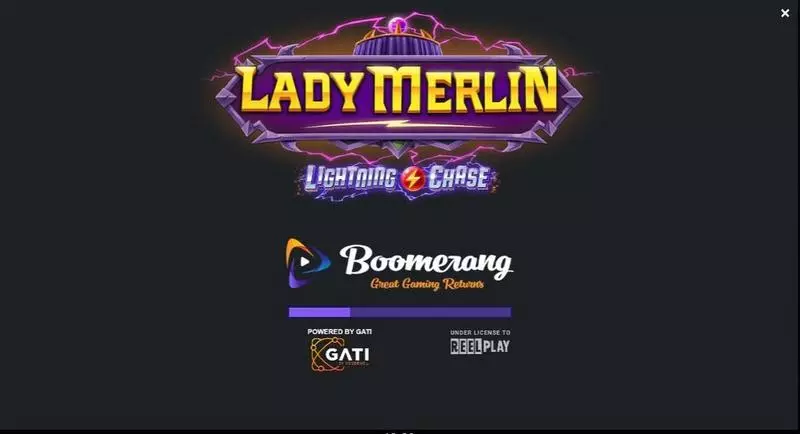 Introduction Screen - ReelPlay Lady Merlin Lightning Chase Slot
