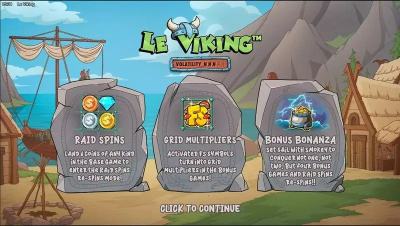 Info and Rules - Hacksaw Gaming Le Viking Slot
