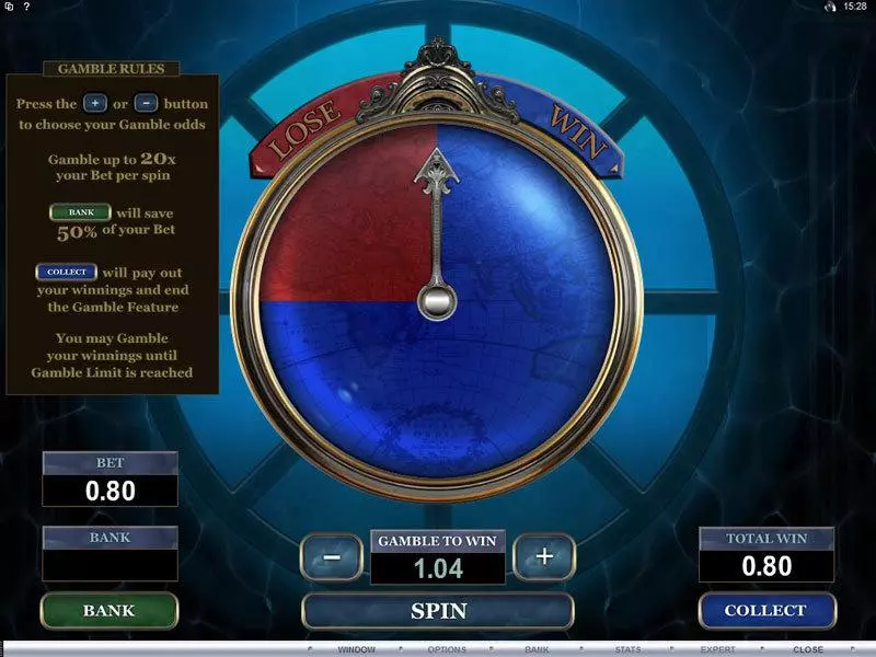 Gamble Screen - Microgaming Leagues of Fortune Slot