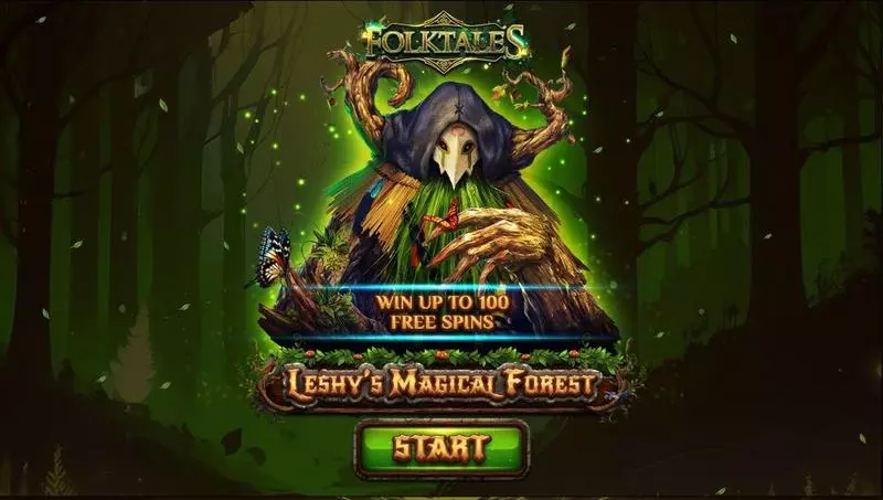 Introduction Screen - Spinomenal Leshy’s Magical Forest Slot