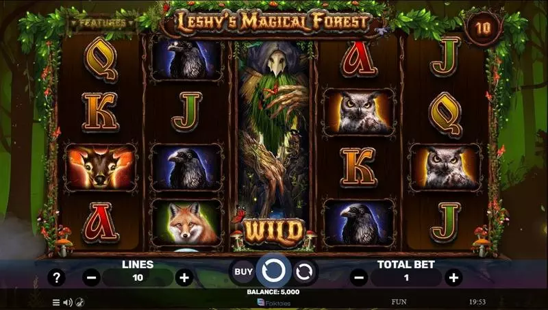 Main Screen Reels - Spinomenal Leshy’s Magical Forest Slot